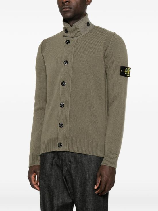 26FW 스톤 아일랜드 가디건 L2S15 5100047 S00A3 V005G MILITARY GREEN DOM - STONE ISLAND