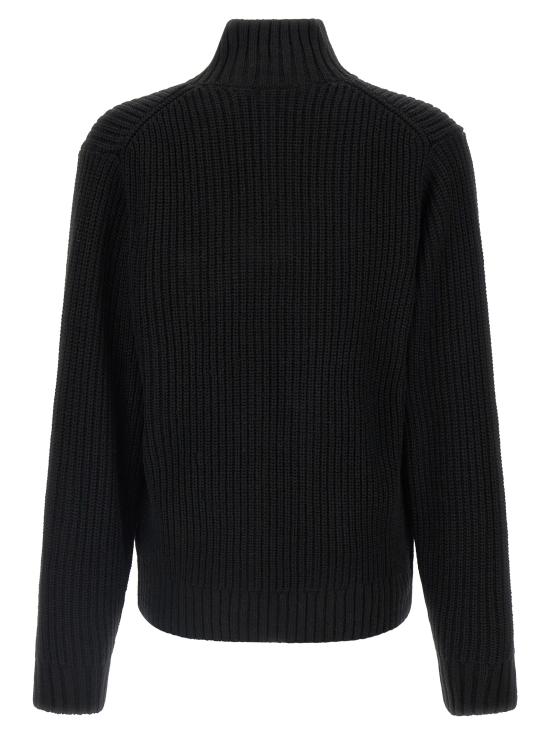 26FW 칼하트 WIP 디트로이트 하프 집 스웨터 I035398 89XX BLACK DOM - CARHARTT WIP