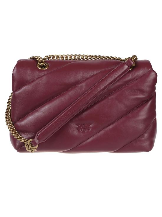 26FW 핑코 숄더백 100038 A0F2 Burgundy - PINKO