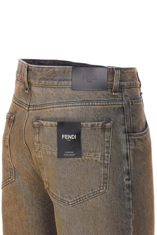 25FW 펜디 데님 2100000564033 Brown - FENDI