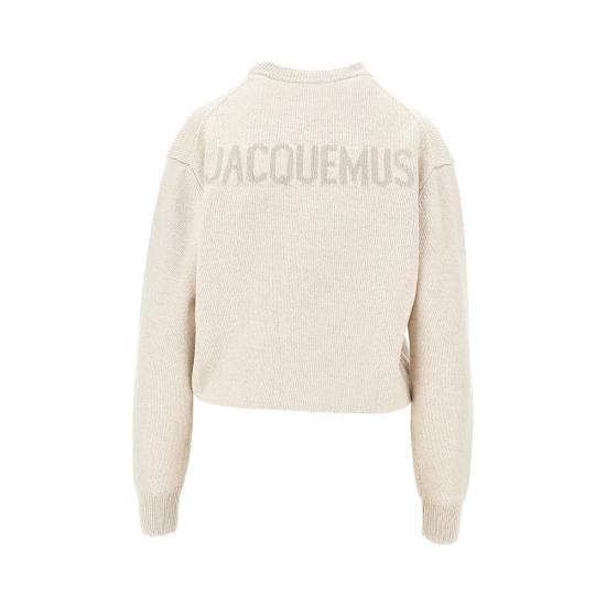 26FW 자크뮈스 니트웨어 SWW00644AK00347 Beige - JACQUEMUS