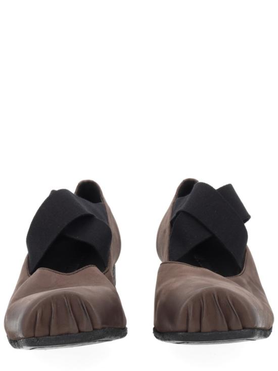 26FW 우마 왕 플랫 슈즈 US9003 UW069 Brown - UMA WANG