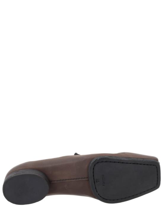 26FW 우마 왕 플랫 슈즈 US9003 UW069 Brown - UMA WANG
