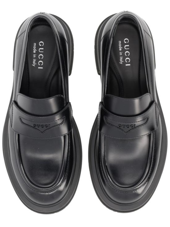  구찌 토날 로고 로퍼 851396 AADEO1000 Black - GUCCI