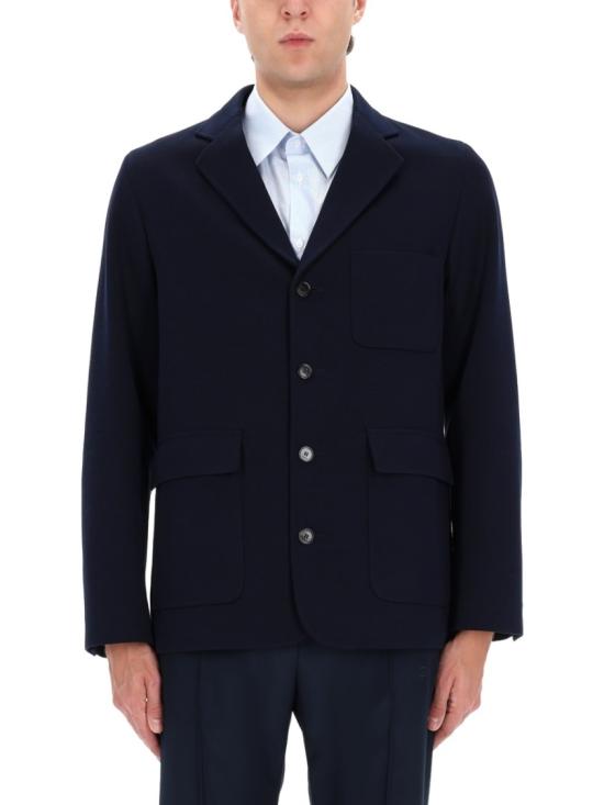  구찌 싱글 브레스트 코튼 저지 재킷 846713 ZAM6R4240 Blue - GUCCI