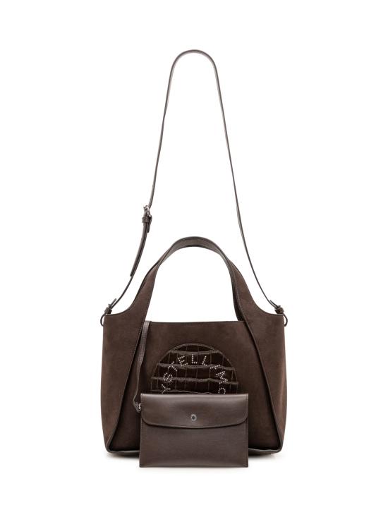 26FW 스텔라 맥카트니 로고 크로스바디 토트백 513860WP0786 2007 COFFEE - STELLA MCCARTNEY