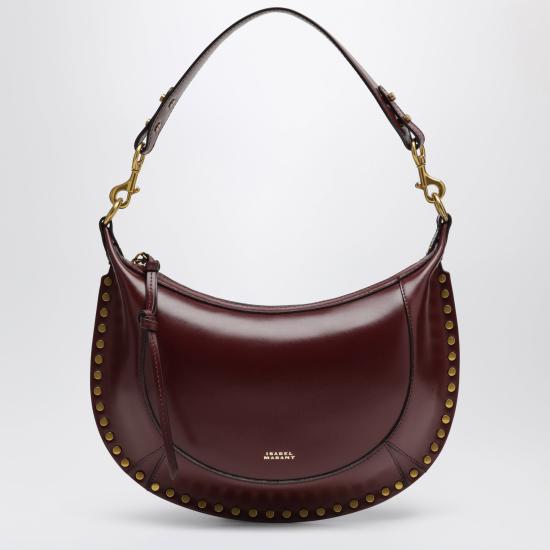 26FW 이자벨마랑 나오코 스터드 레더 백 PP0001FAA1C01M Burgundy