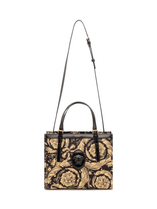 26FW 베르사체 토트백 10243221A19334 5BF8J BLACK MLTCLR GOLD - VERSACE