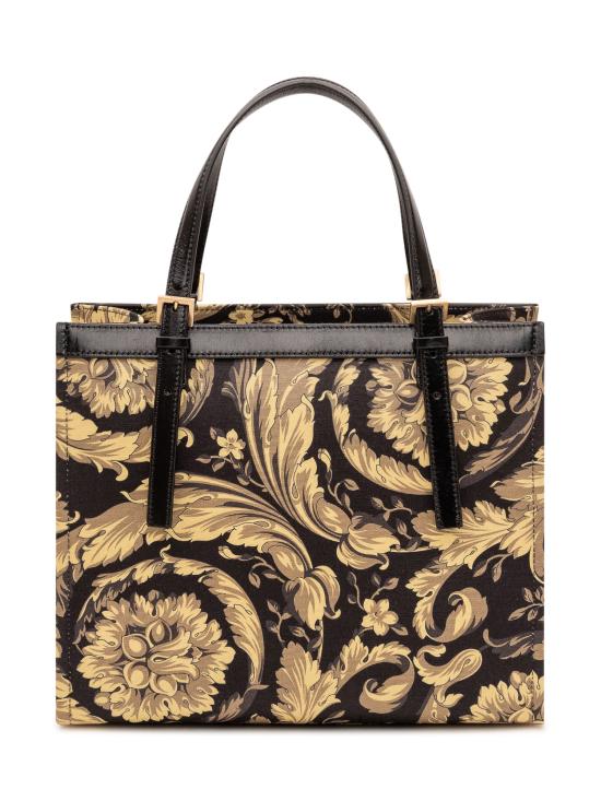 26FW 베르사체 토트백 10243221A19334 5BF8J BLACK MLTCLR GOLD - VERSACE