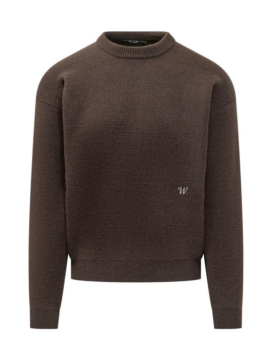 26FW 윌리 차바리아 스웨터 MMSSW002067N 097 UNIFORM BROWN