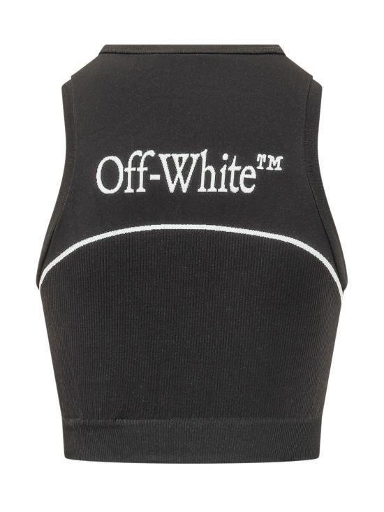 26FW 오프화이트 반팔 티셔츠 2FA00661T W0031001 BLACK WHITE - OFF WHITE