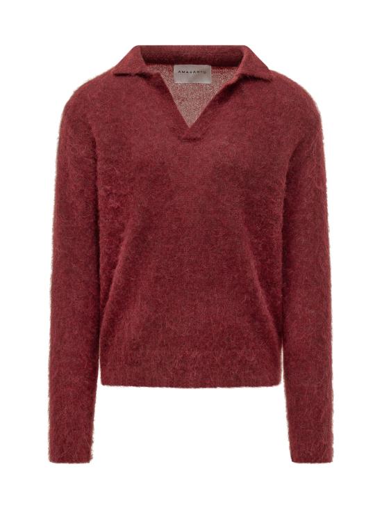 26FW 아마란토 폴로 티셔츠 B9AC0031 ACU39M BURGUNDY