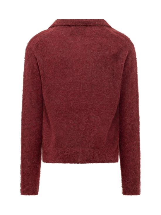 26FW 아마란토 폴로 티셔츠 B9AC0031 ACU39M BURGUNDY - AMARANTO