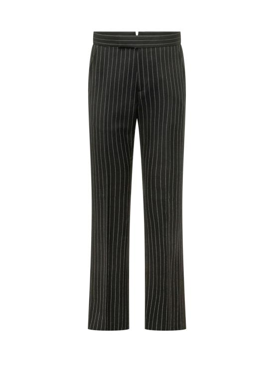 26FW 톰포드 스트레이트 팬츠 PLPT06W0171 NWE BLACK CHALK