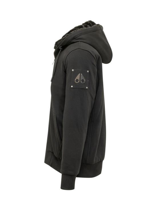 26FW 무스너클 클래식 버니 3 후드 집업 M32MS600 292 BLACK - MOOSE KNUCKLES