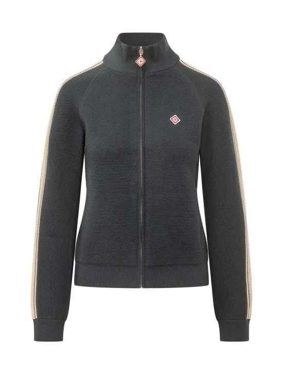 26FW 카사블랑카 반팔 티셔츠 WAW26KW1510 01 BLEND NAVY