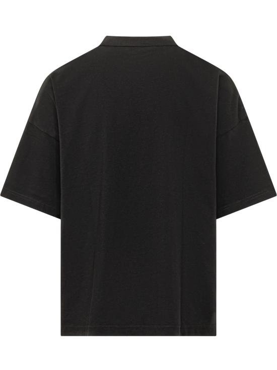 26FW 팜앤젤스 반팔 티셔츠 PAMAA03W26JR06 1003 BLACK OFF WHITE - PALM ANGELS