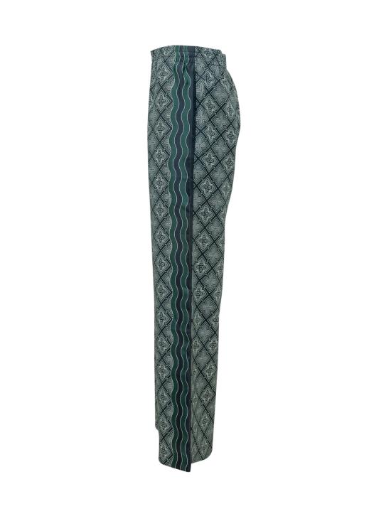 26FW 카사블랑카 스트레이트 팬츠 WAW26TR372 01 GREEN - CASABLANCA