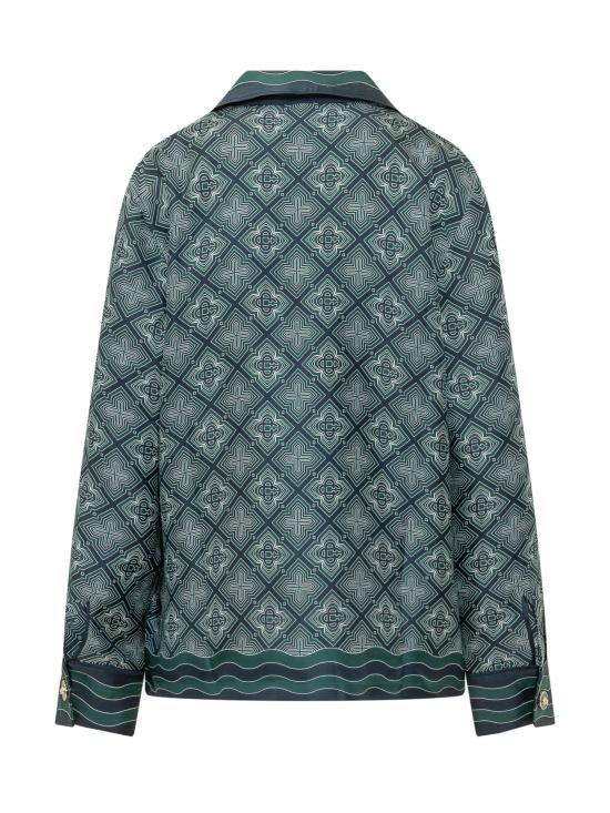 26FW 카사블랑카 셔츠 WAW26SH328 01 GREEN - CASABLANCA