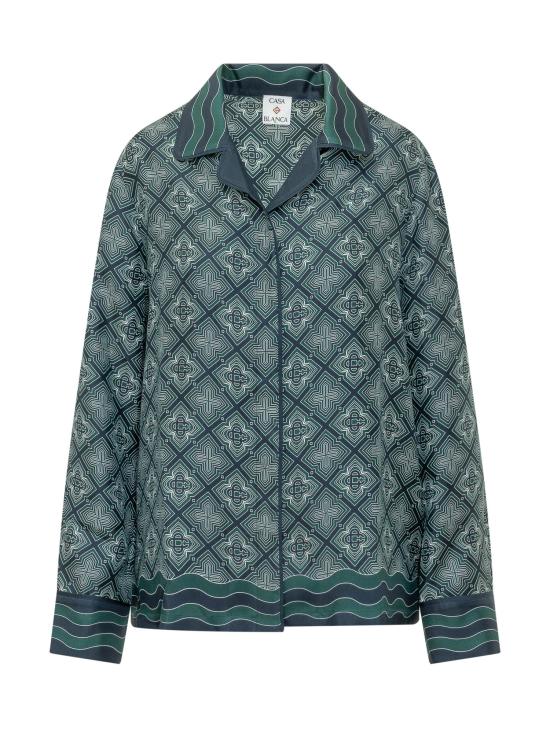26FW 카사블랑카 셔츠 WAW26SH328 01 GREEN