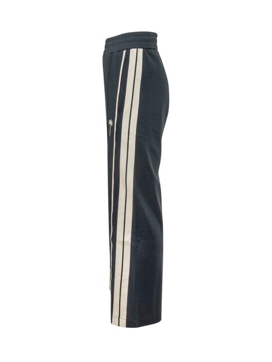 26FW 팜앤젤스 스트레이트 팬츠 PAMCJ09W26FB01 4603 NAVY BLUE OFF WHITE - PALM ANGELS