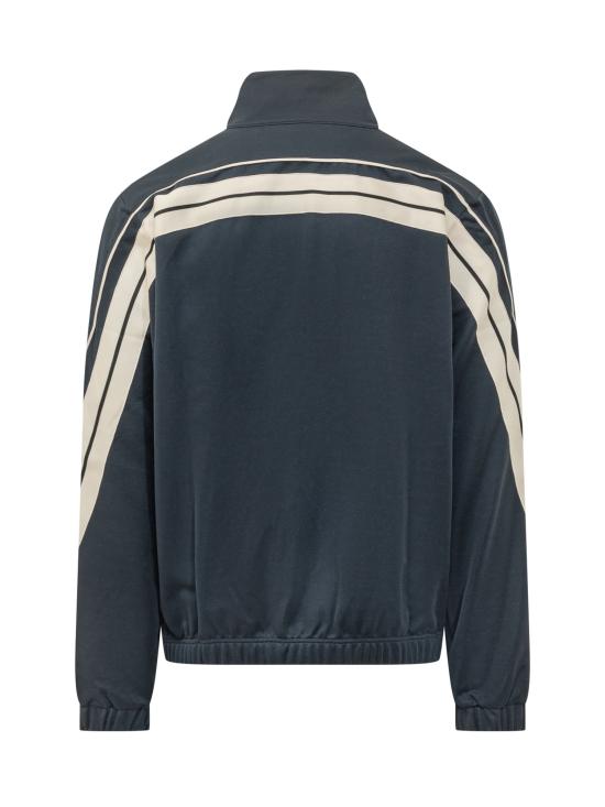 26FW 팜앤젤스 긴팔 티셔츠 PAMBD06W26FB01 4603 NAVY BLUE OFF WHITE - PALM ANGELS