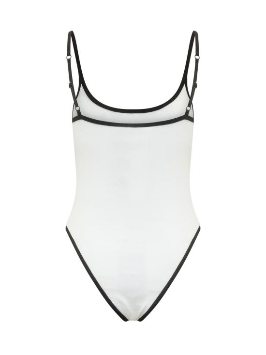 26FW 베르사체 반팔 티셔츠 10267181A19341 2W020 WHITE BLACK - VERSACE