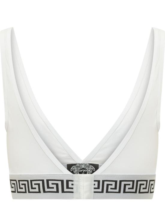 26FW 베르사체 언더웨어 10270421A17881 2W8L0 WHITE BLACK - VERSACE