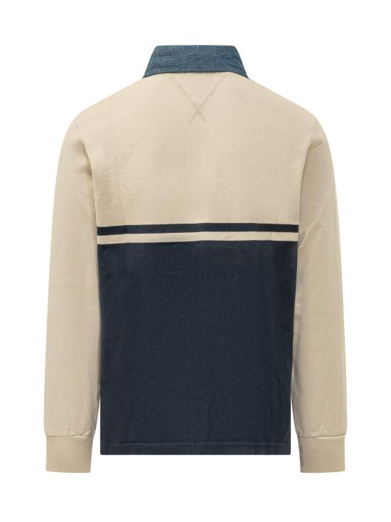 26FW JW앤더슨 폴로 티셔츠 JO0298PG1938 027 OFF WHITE NAVY - JW ANDERSON