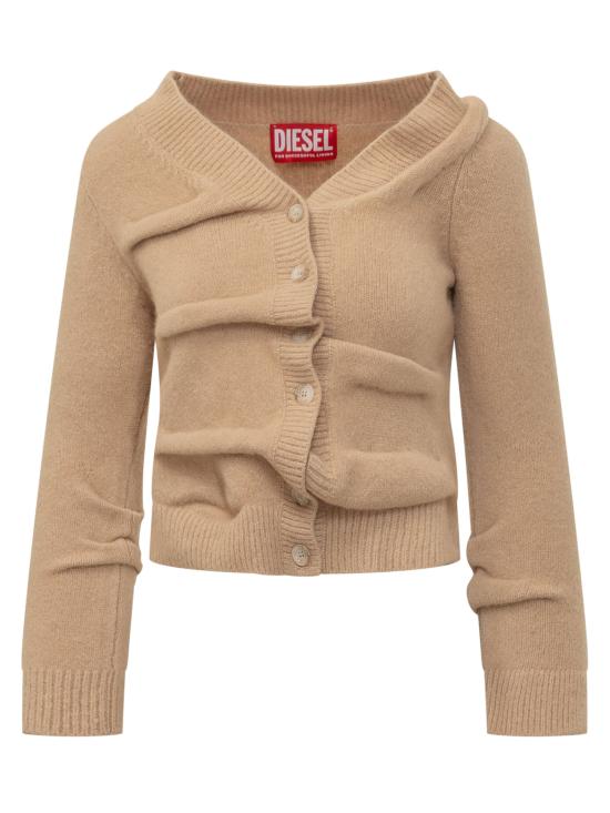 26FW 디젤 스웨터 A253950BFBB 1BJ BEIGE