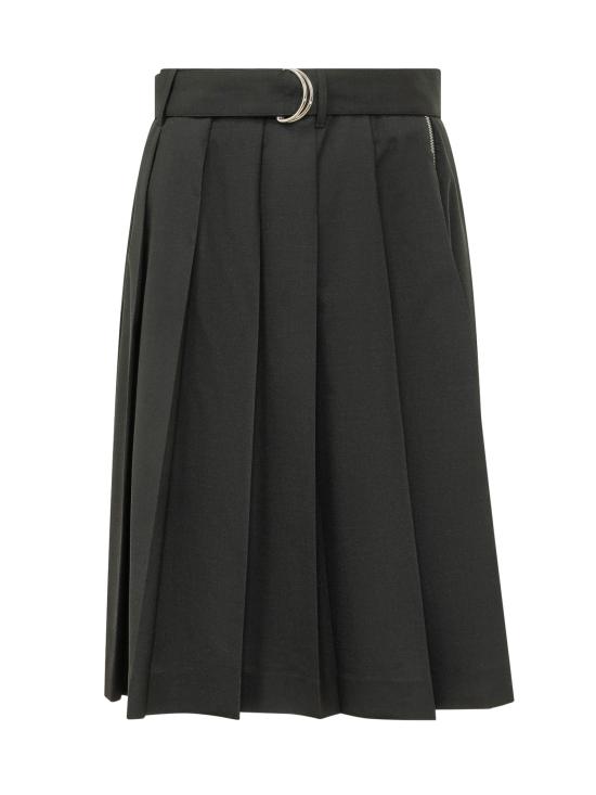 26FW 엠에스지엠 스커트 4141MDD07P267617 99 BLACK