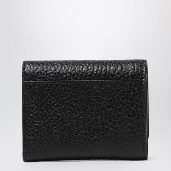 26FW 마르지엘라 지퍼 컴팩트 트라이폴드 지갑 SA3UI0010P4455 Black - MAISON MARGIELA