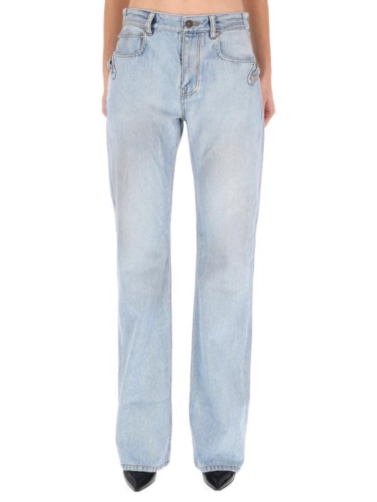 25FW 발렌시아가 시티 스트레이트 팬츠 849953 TTW744200 Blue - BALENCIAGA