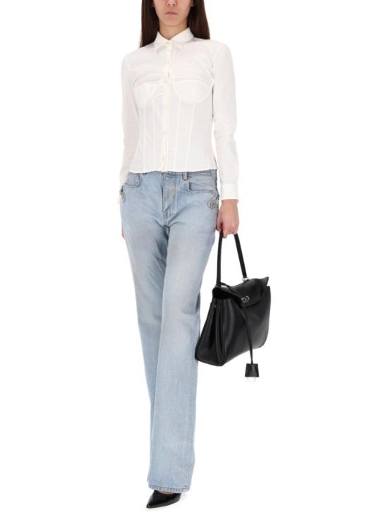 25FW 발렌시아가 시티 스트레이트 팬츠 849953 TTW744200 Blue - BALENCIAGA