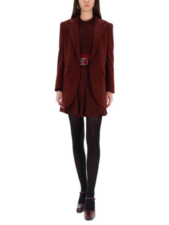 25FW 막스마라 ARICCIA 아리차 싱글 브레스티드 테일러드 블레이저 자켓 2521046243600 362043 Red - MAX MARA