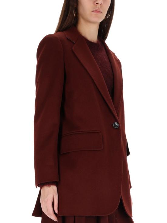 25FW 막스마라 ARICCIA 아리차 싱글 브레스티드 테일러드 블레이저 자켓 2521046243600 362043 Red - MAX MARA