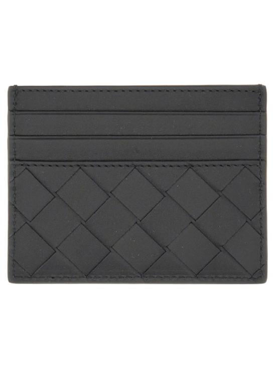  보테가베네타 인트레치아토 카드 지갑 795612 VCPQ38803 Black - BOTTEGA VENETA