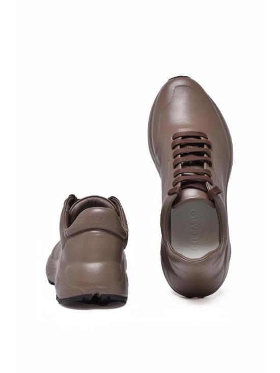 25FW 델 칼로 스니커즈 터쿼이즈 가죽 - DEL CARLO