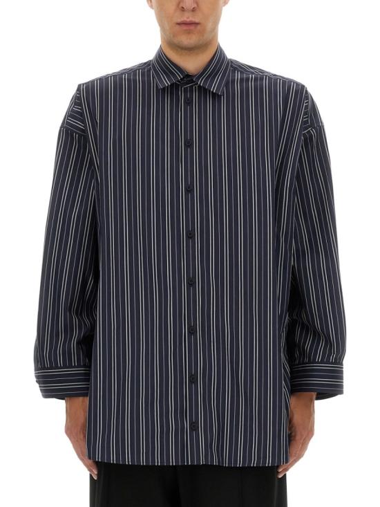 25FW 발렌시아가 긴팔 셔츠 838783 TSM148209 Blue - BALENCIAGA
