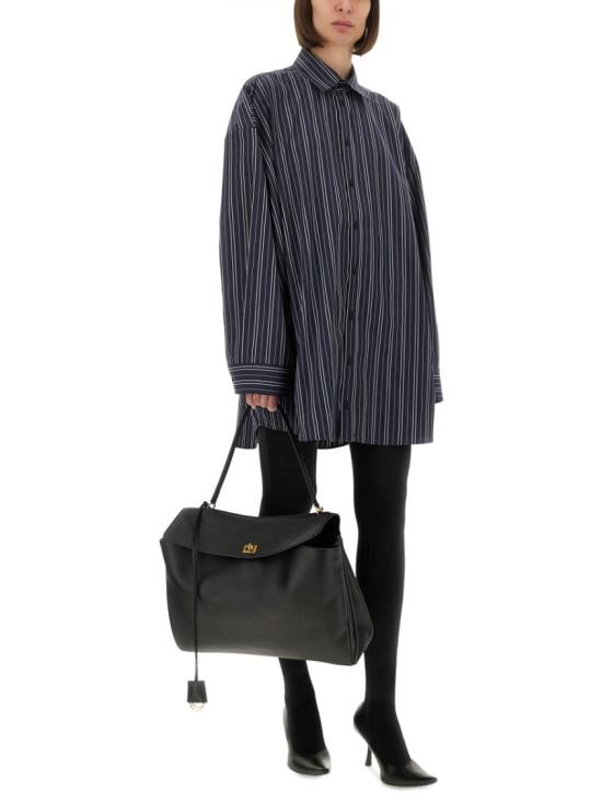 25FW 발렌시아가 긴팔 셔츠 838783 TSM148209 Blue - BALENCIAGA