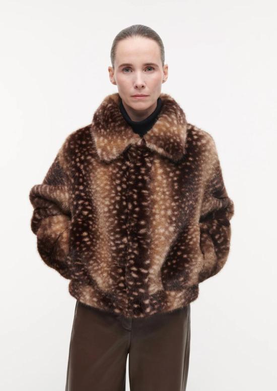  STUDIO AR 코트 44TL266051 01 BROWN