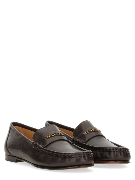 25FW 끌로에 플랫 슈즈 25W11SUR 25E Brown - CHLOE