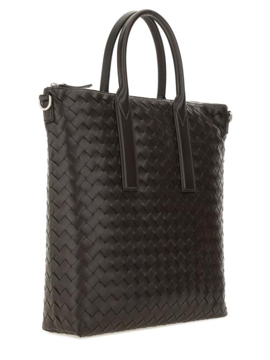  보테가베네타 인트레치아토 지퍼 노스 사우스 토트백 815783 V2HL12145 Brown - BOTTEGA VENETA