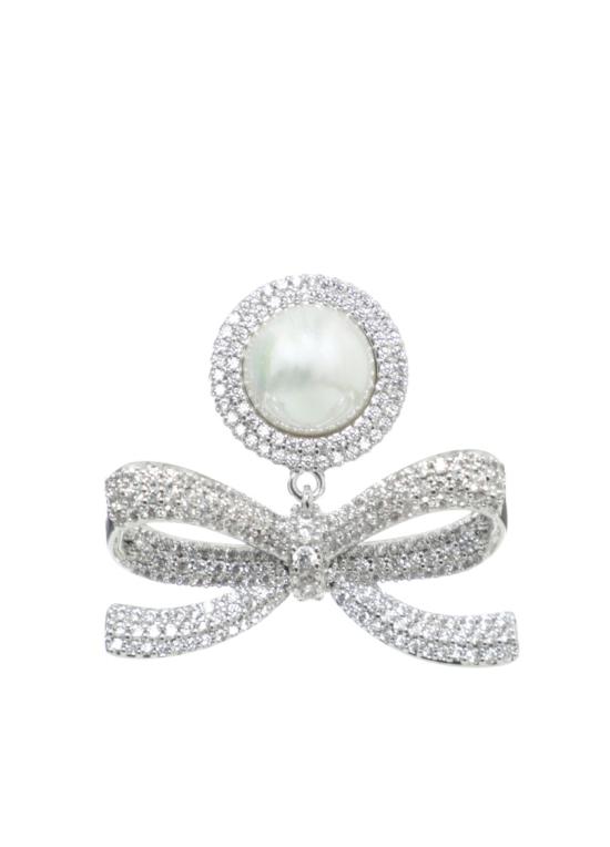 26SS 셀프 포트레이트 주얼리 SS26604ESLSILVER PEARLSILVER - SELF PORTRAIT