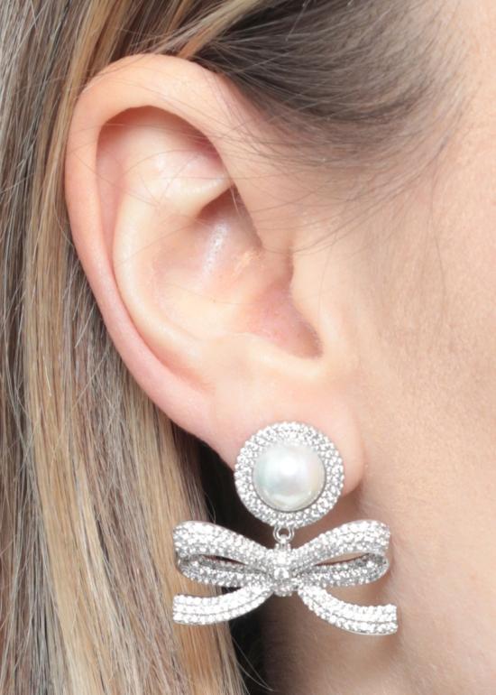 26SS 셀프 포트레이트 주얼리 SS26604ESLSILVER PEARLSILVER - SELF PORTRAIT