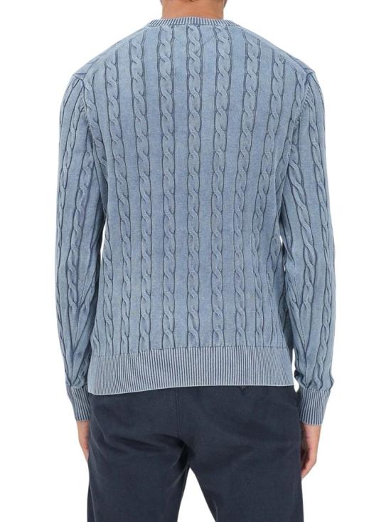 25FW 타미힐피거 니트웨어 토미 힐피거의 타임리스 케이블 니트 크루넥 스웨터 - TOMMY HILFIGER