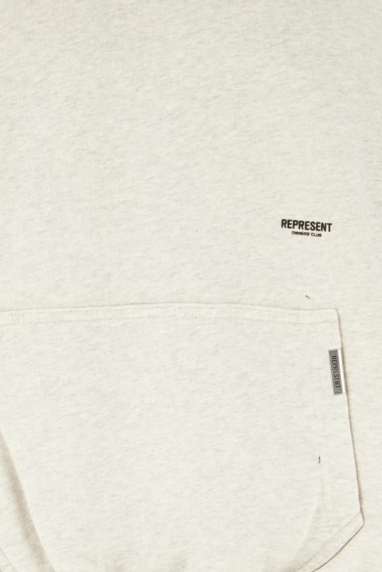26FW 리프레젠트 후드 티셔츠 OCM100041 30 CREAM MARL - REPRESENT