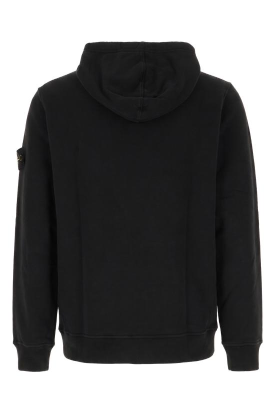 26FW 스톤 아일랜드 후드 티셔츠 S156100048S0A20 V0029 BLACK - STONE ISLAND