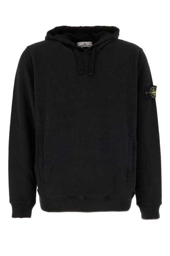 26FW 스톤 아일랜드 후드 티셔츠 S156100048S0A20 V0029 BLACK