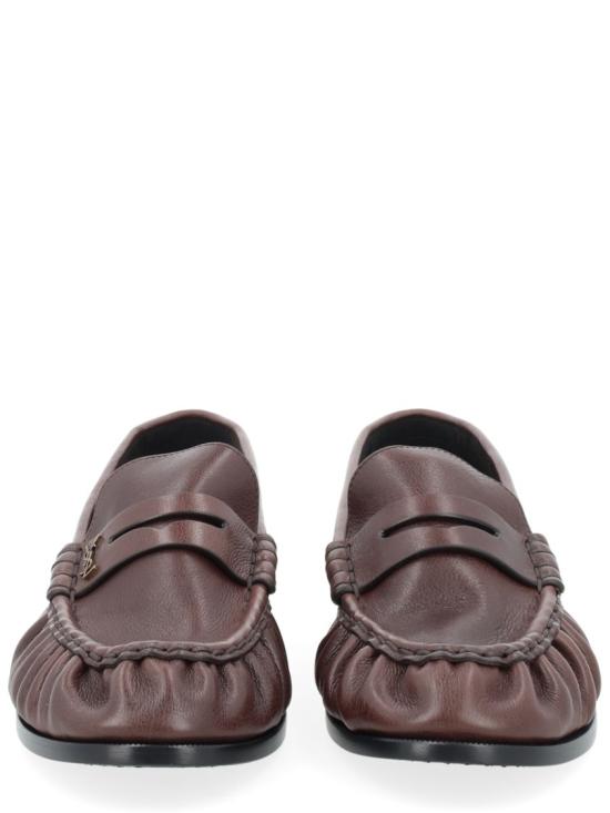  생로랑 매트 레더 서플 르 로퍼 839471 25VAA2128 Brown - SAINT LAURENT